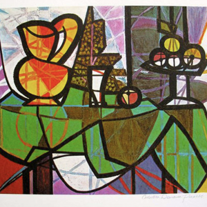 Pitcher And Bowl Of Fruit