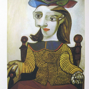 Seated Lady In Brown