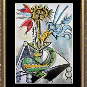 Vase of Flowers on a Table (Vase de fleurs sur une table)