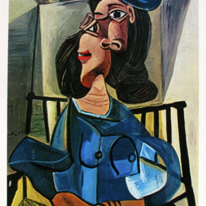 Woman With A Hat Seated