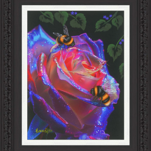 Iridescent Rose Bumble Bee