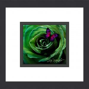 Fluttering Petals Green
